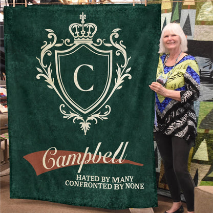 Hated by Many Confronted by None Old Money Blanket CAMPBELL 13K1 BK19