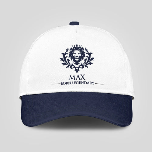 Born legendary lion blue and white baseball cap MAX 13K1 C185PF