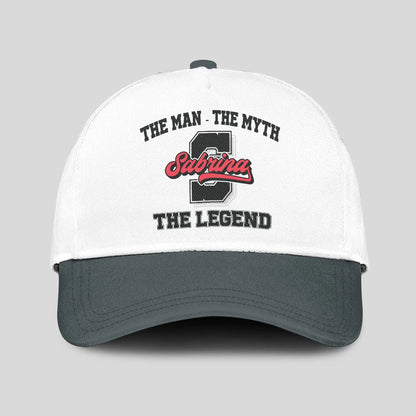 The Man The Myth The Legend Custom Initial Letter And Name Cap SABRINA 13K1 C38PF