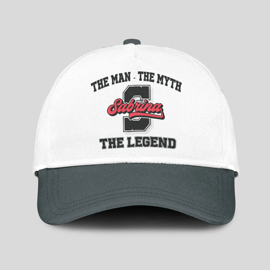 The Man The Myth The Legend Custom Initial Letter And Name Cap SABRINA 13K1 C38PF