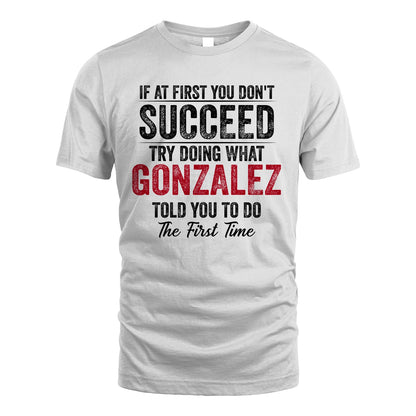 GONZALEZ 13K1-357 If At First You Don't Succeed...