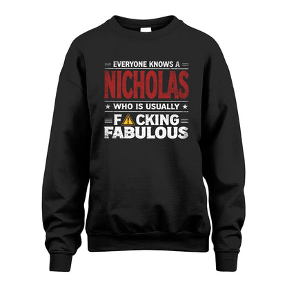 NICHOLAS 13K1-565 Everyone Know A/An Name Who Is Usually...