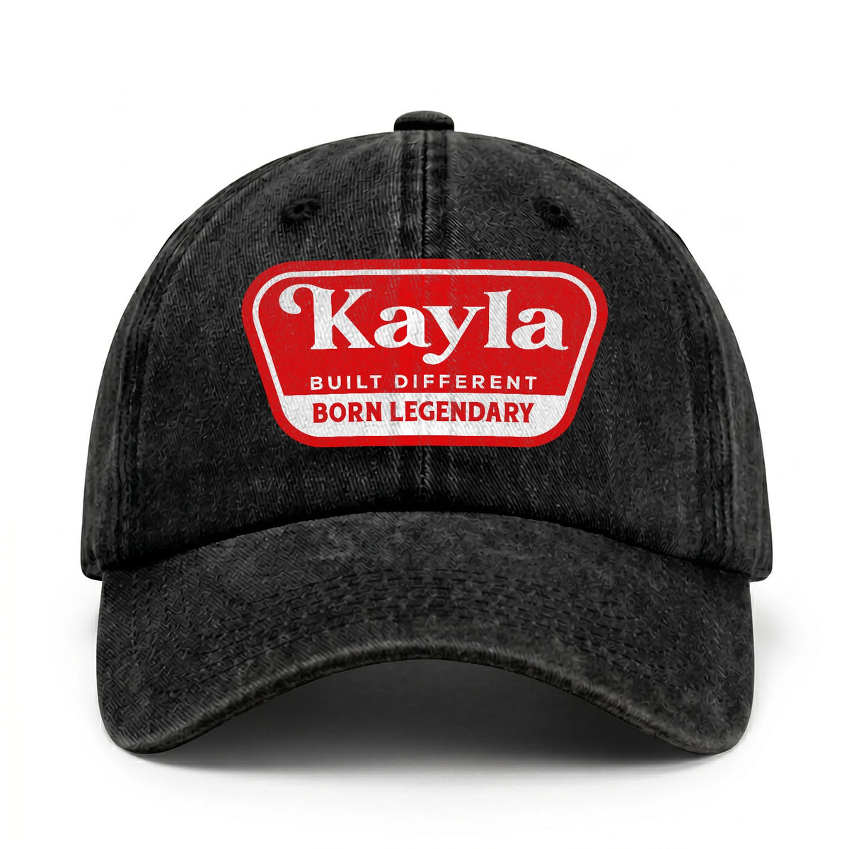 Built Different Born Legendary Red Logo Washed Cap KAYLA 13K1 C63PF