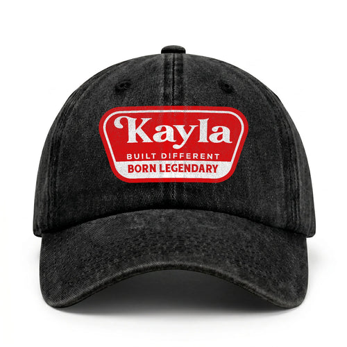Built Different Born Legendary Red Logo Washed Cap KAYLA 13K1 C63PF
