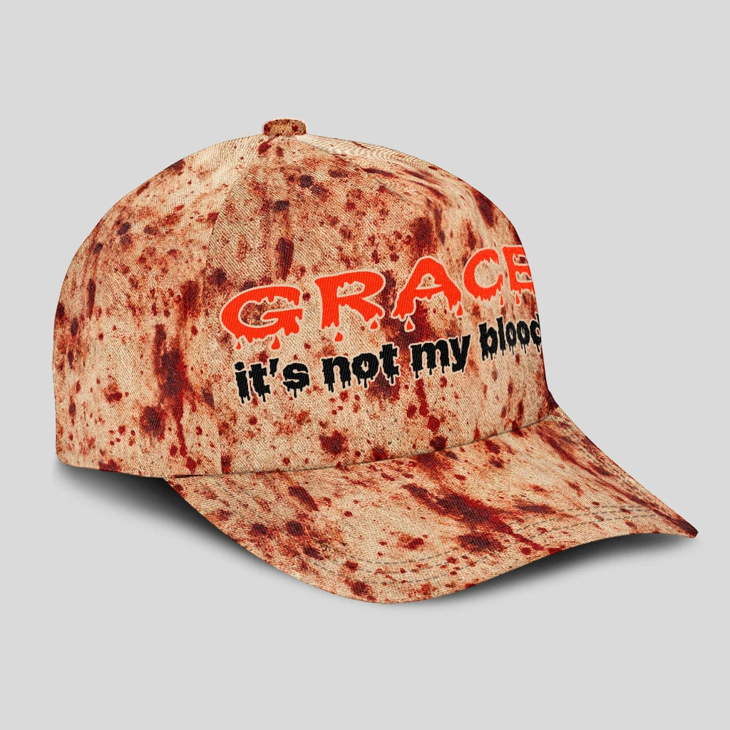 It's Not My Blood Halloween Cap GRACE 13K1 C70PF