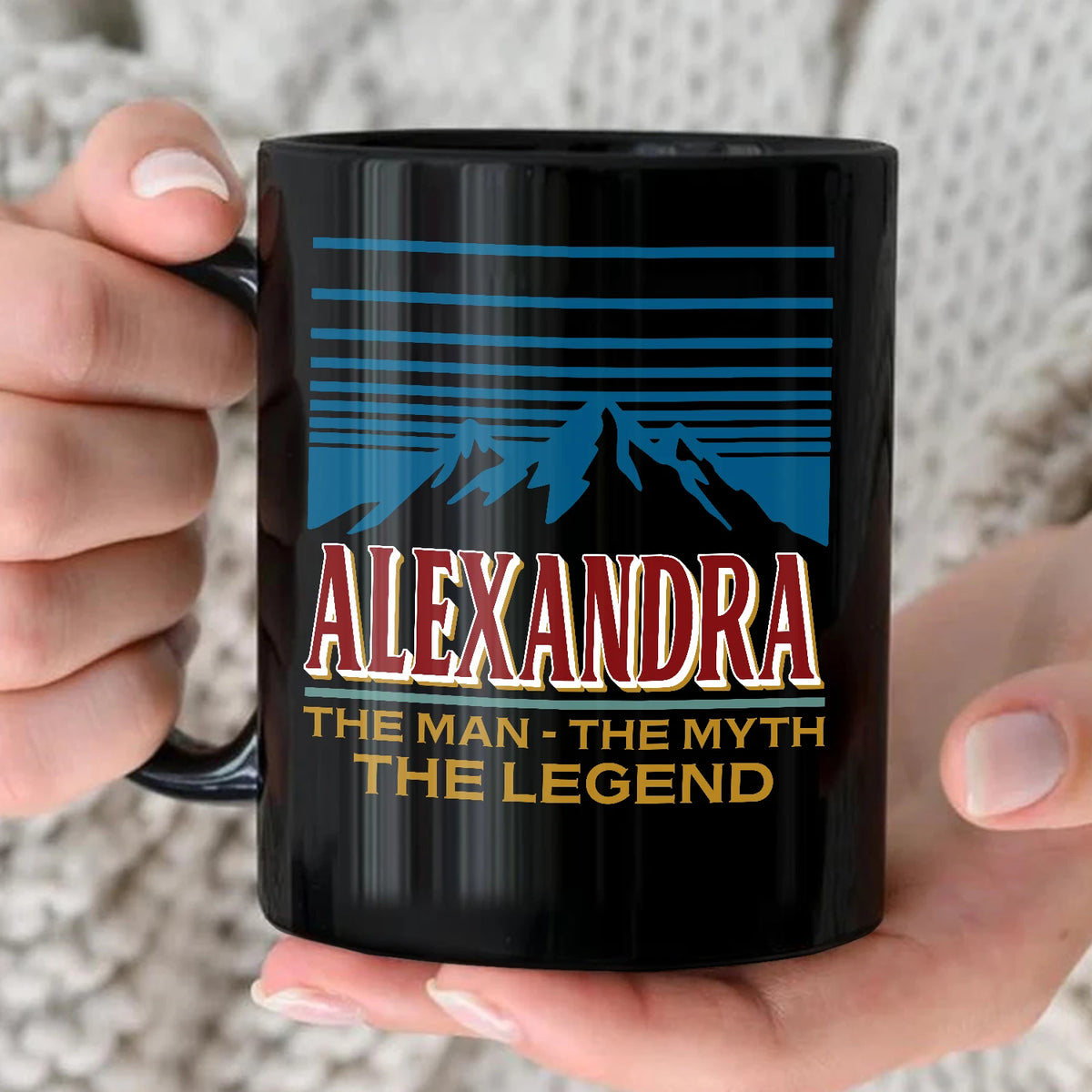 The Man The Myth The Legend Mountain Mug ALEXANDRA 13K1 MG04