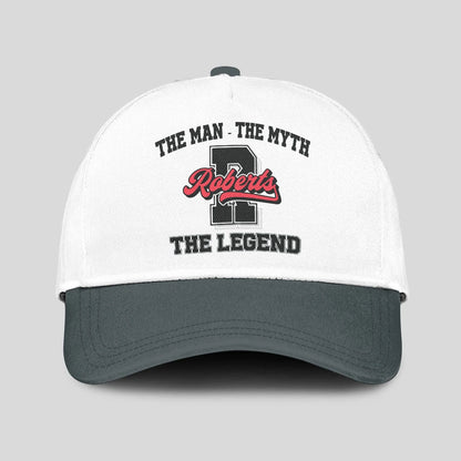 The Man The Myth The Legend Custom Initial Letter And Name Cap ROBERTS 13K1 C38PF