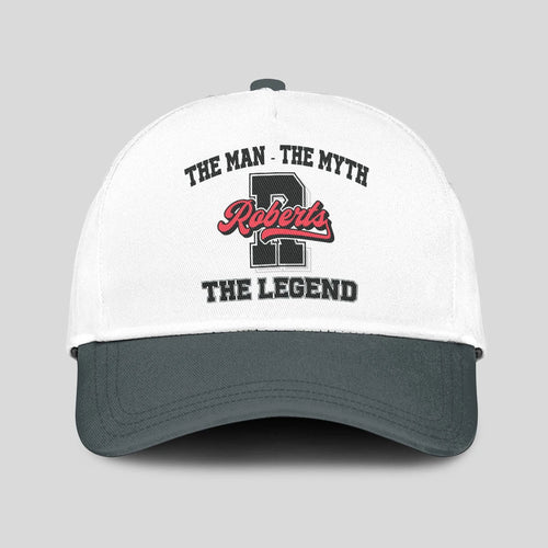 The Man The Myth The Legend Custom Initial Letter And Name Cap ROBERTS 13K1 C38PF