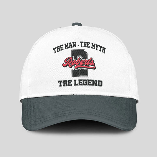 The Man The Myth The Legend Custom Initial Letter And Name Cap ROBERTS 13K1 C38PF