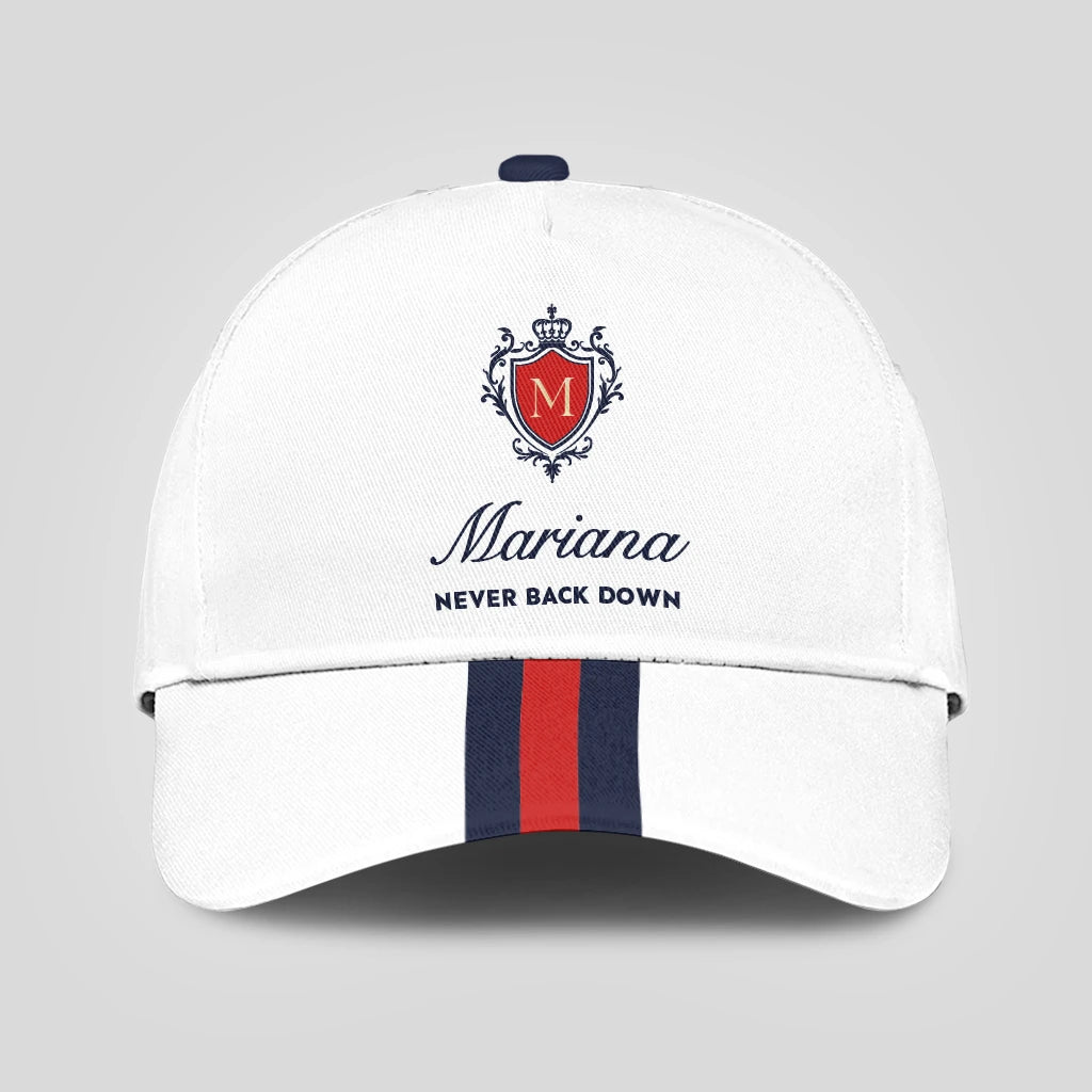 Never Back Down Stripped Cap MARIANA 13K1 C86PF