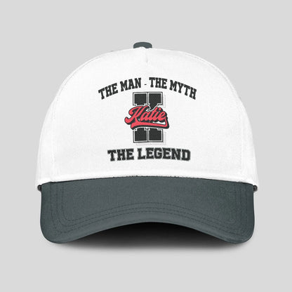 The Man The Myth The Legend Custom Initial Letter And Name Cap KATIE 13K1 C38PF