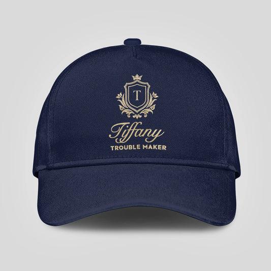 Trouble Maker Golden Logo Navy Cap TIFFANY 13K1 C155PF