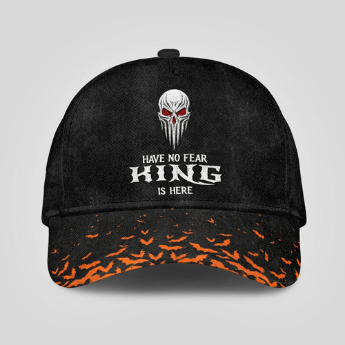 The Horrors Persist But So Does Your Name Skull Halloween Cap KING 13K1 C125PF