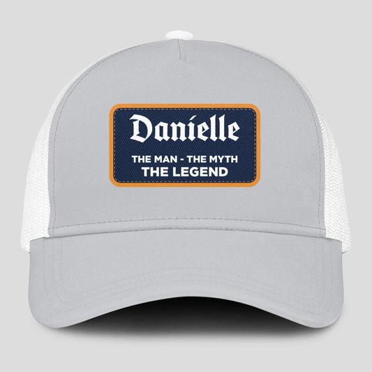 The Man The Myth The Legend Gray Mesh Cap DANIELLE 13K1 C204PF