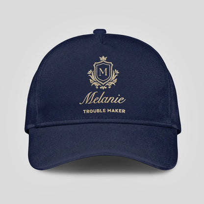Trouble Maker Golden Logo Navy Cap MELANIE 13K1 C155PF