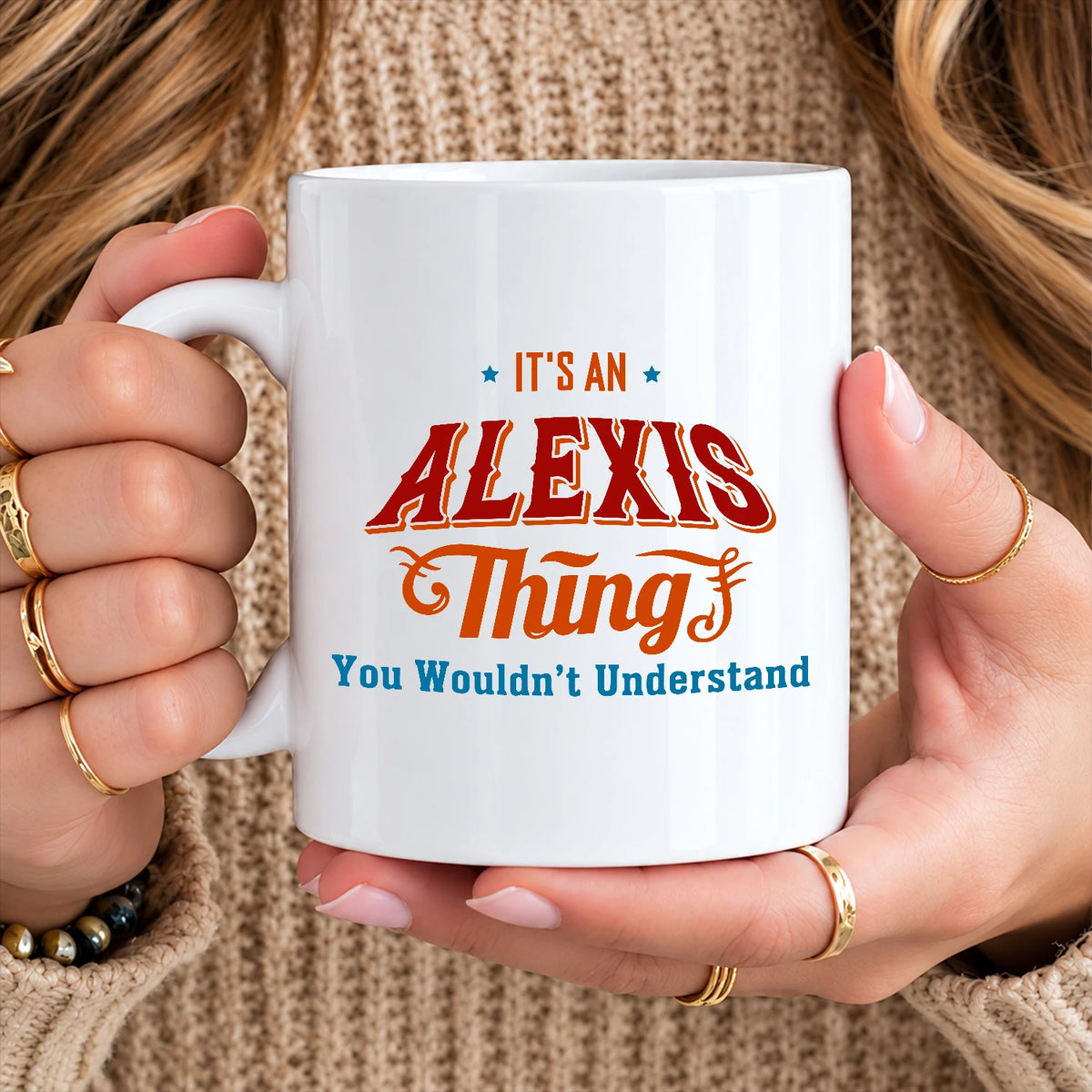 It's A Your Name Thing You Wouldn't Understand Retro Mug ALEXIS 13K1 MG26