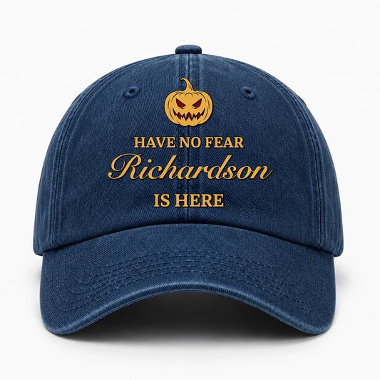 Have No Fear Your Name Is Here Jack O' Lantern Washed Cap RICHARDSON 13K1 C165PF