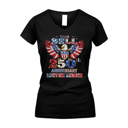 BEAR 13K1-523 Personalized "Team...Lifetime Member" America 250 Design
