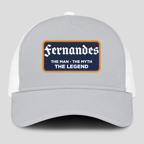 The Man The Myth The Legend Gray Mesh Cap FERNANDES 13K1 C204PF