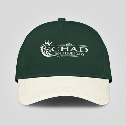 Born Legendary Lion Logo Sage Green And Beige Cap CHAD 13K1 C182PF