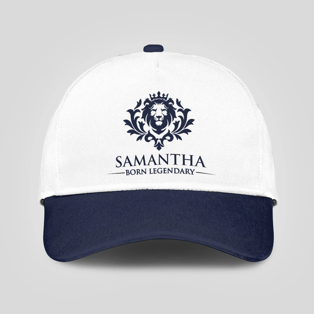 Born legendary lion blue and white baseball cap SAMANTHA 13K1 C185PF