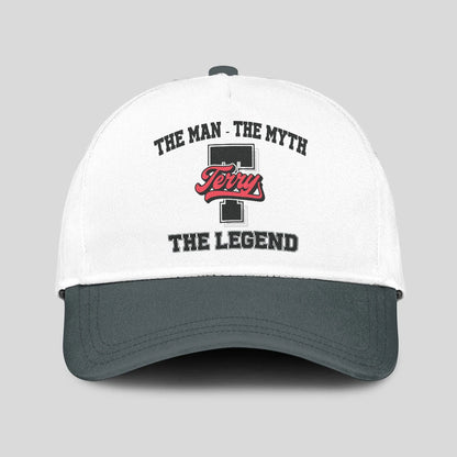 The Man The Myth The Legend Custom Initial Letter And Name Cap TERRY 13K1 C38PF