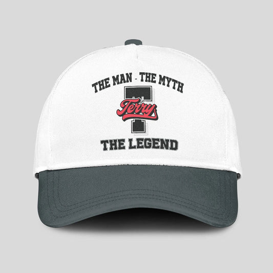 The Man The Myth The Legend Custom Initial Letter And Name Cap TERRY 13K1 C38PF