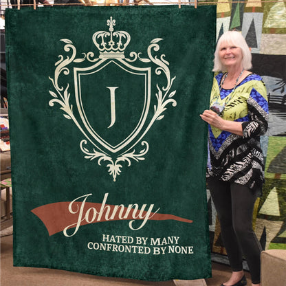 Hated by Many Confronted by None Old Money Blanket JOHNNY 13K1 BK19