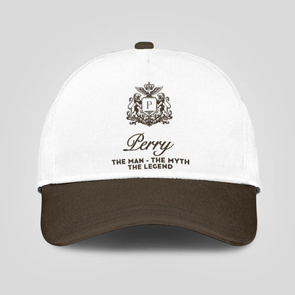 The Man The Myth The Legend Brown Cap PERRY 13K1 C47PF
