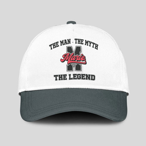 The Man The Myth The Legend Custom Initial Letter And Name Cap MARIE 13K1 C38PF