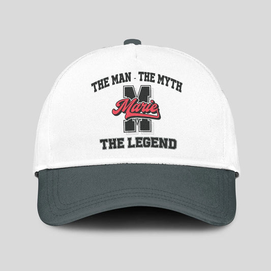 The Man The Myth The Legend Custom Initial Letter And Name Cap MARIE 13K1 C38PF