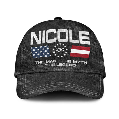 NICOLE 13K1-C11PF America 250 The man - The Myth - The Legend