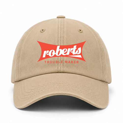 Trouble Maker Red Logo Washed Cap ROBERTS 13K1 C78PF