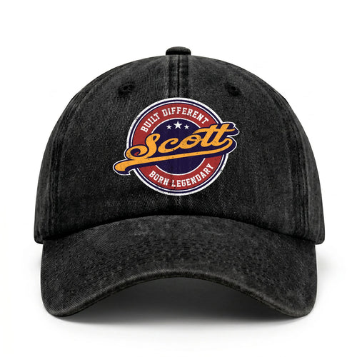 Built Different Born Legendary Logo Washed Cap SCOTT 13K1 C65PF