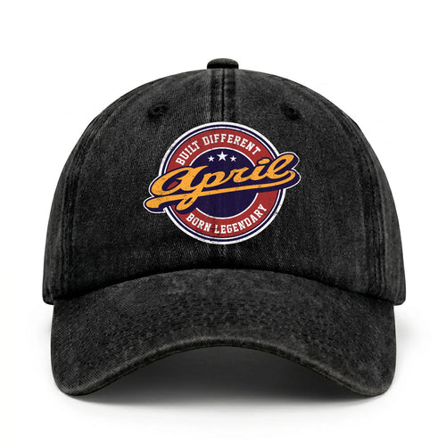 Built Different Born Legendary Logo Washed Cap APRIL 13K1 C65PF