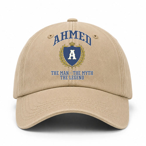 The Man The Myth The Legend Luxury Logo Cap AHMED 13K1 C34PF