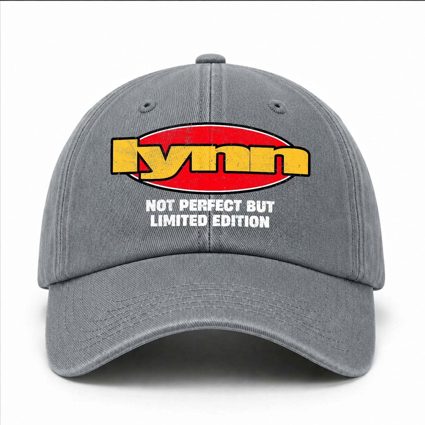 Your Name Not Perfect But Limited Edition Red Logo Washed Cap LYNN 13K1 C84PF