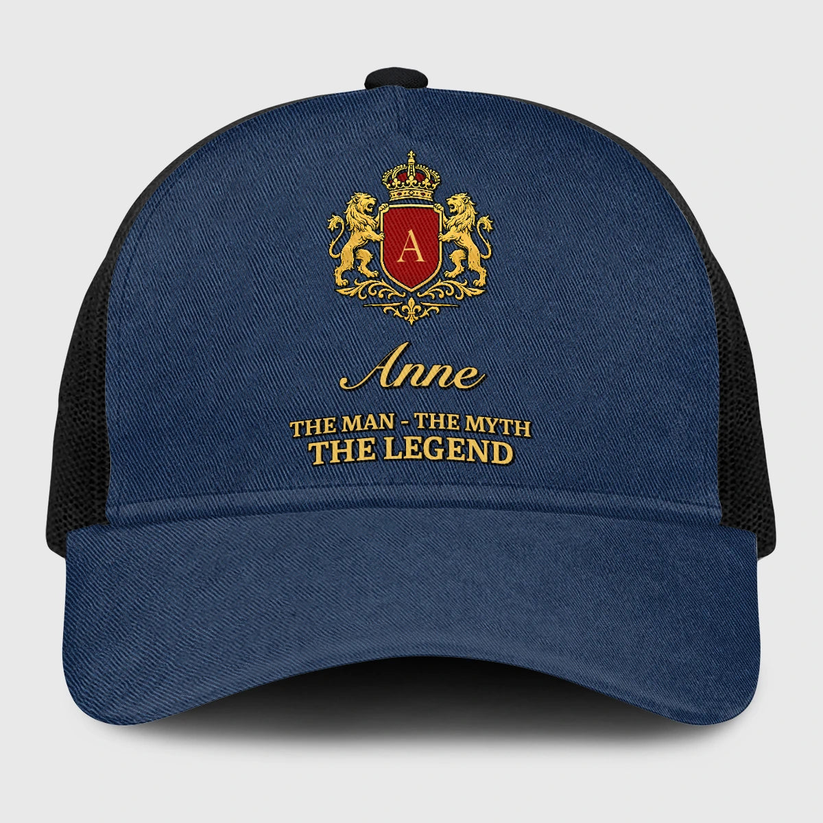 The Man The Myth The Legend Royal Blue Mesh Cap ANNE 13K1 C187PF