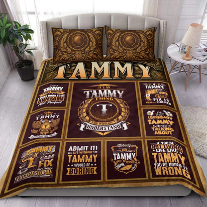 TAMMY Limited Edition Personalized Bedding Set 13K1-BS3