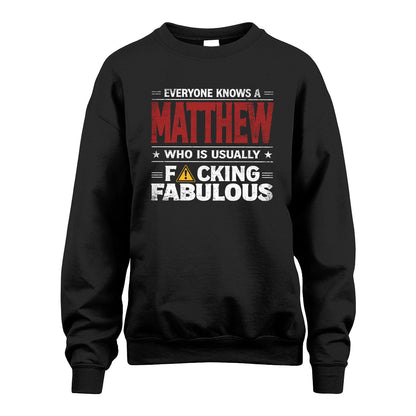 MATTHEW 13K1-565 Everyone Know A/An Name Who Is Usually...