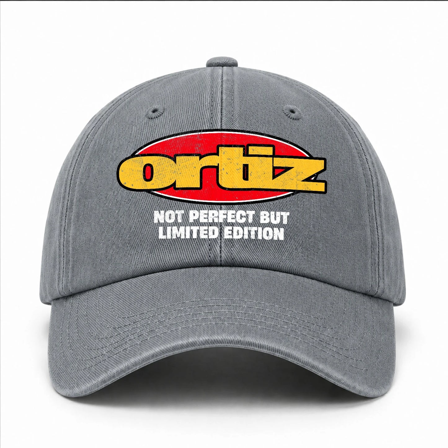 Your Name Not Perfect But Limited Edition Red Logo Washed Cap ORTIZ 13K1 C84PF
