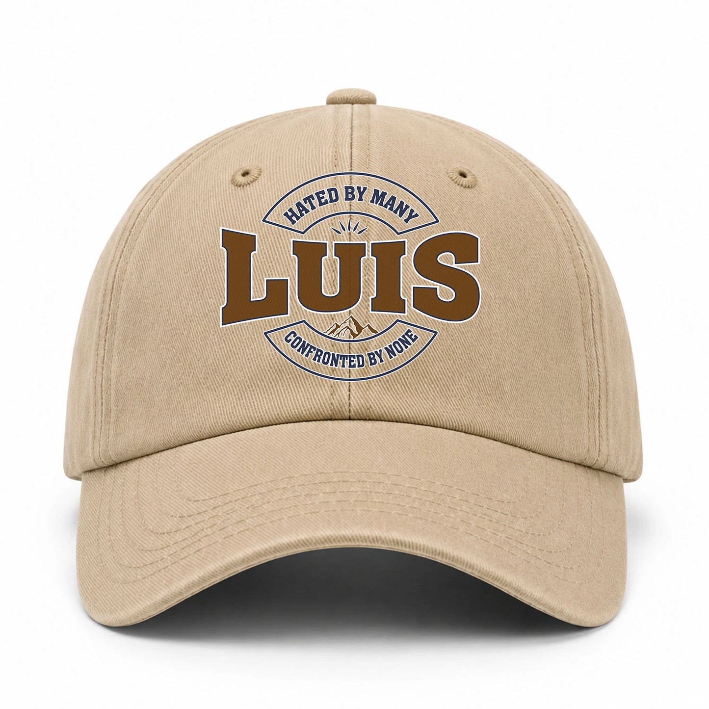 Hated By Many Confronted By None Washed Cap LUIS 13K1 C36PF