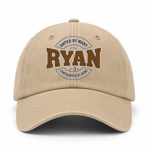 Hated By Many Confronted By None Washed Cap RYAN 13K1 C36PF