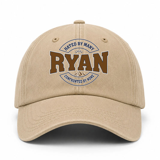 Hated By Many Confronted By None Washed Cap RYAN 13K1 C36PF