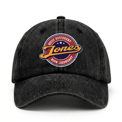 Built Different Born Legendary Logo Washed Cap JONES 13K1 C65PF
