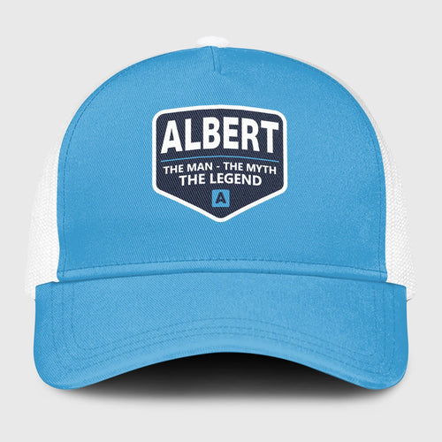 The Man The Myth The Legend Light Blue Mesh Cap ALBERT 13K1 C190PF
