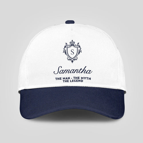The Man The Myth The Legend Blue Cap SAMANTHA 13K1 C46PF