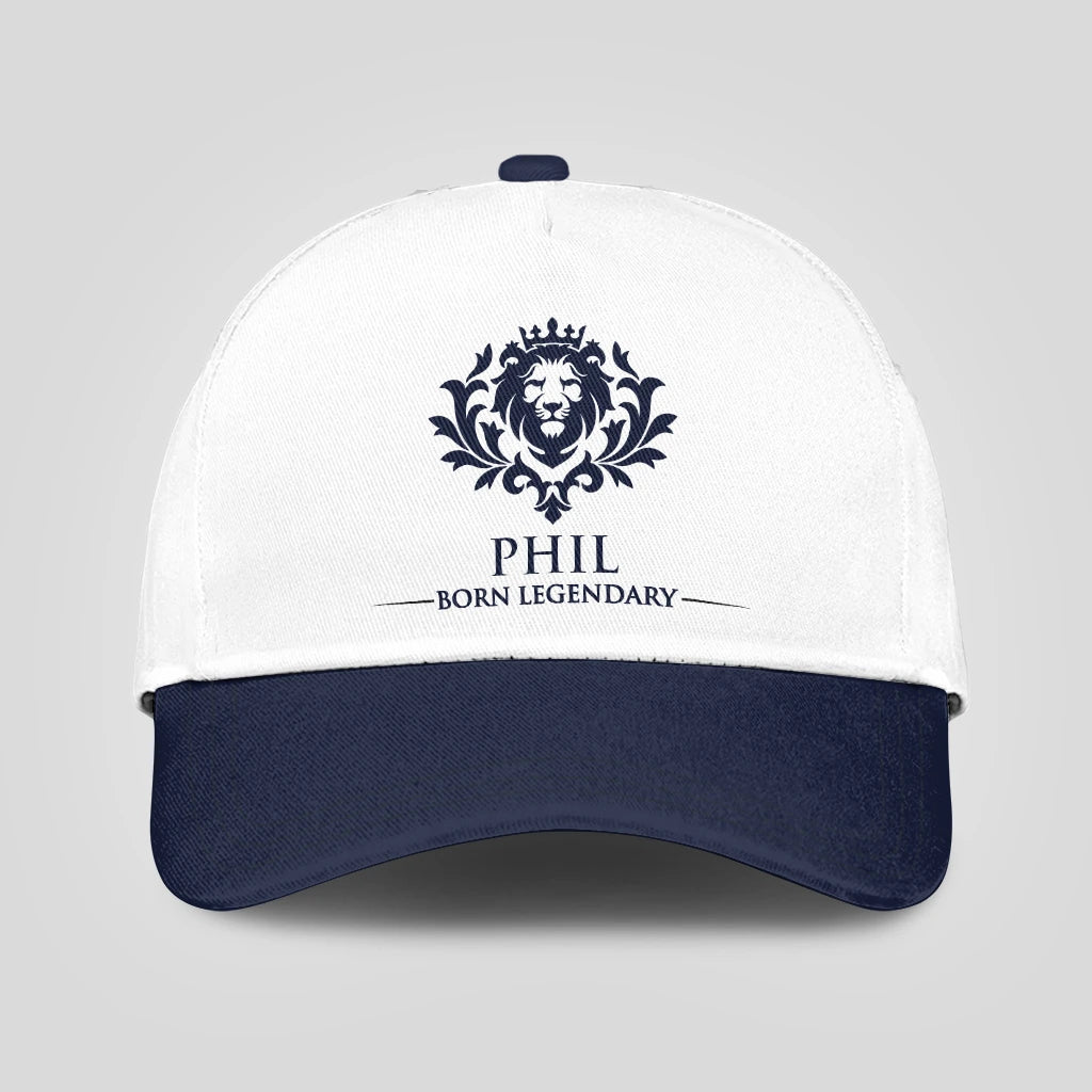 Born legendary lion blue and white baseball cap PHIL 13K1 C185PF