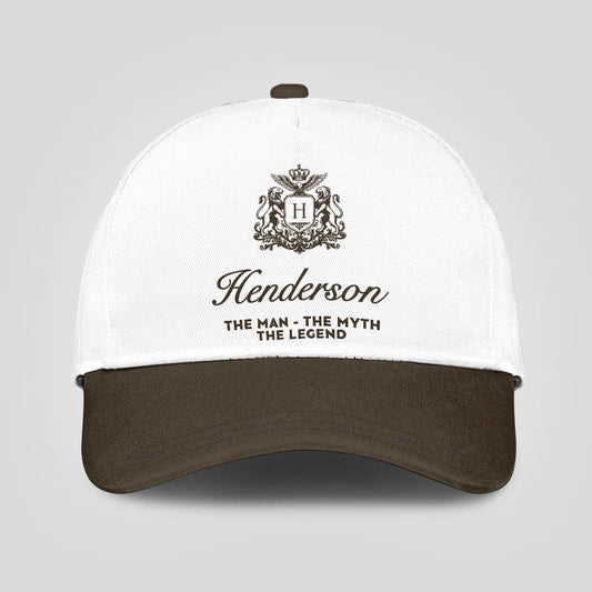 The Man The Myth The Legend Brown Cap HENDERSON 13K1 C47PF