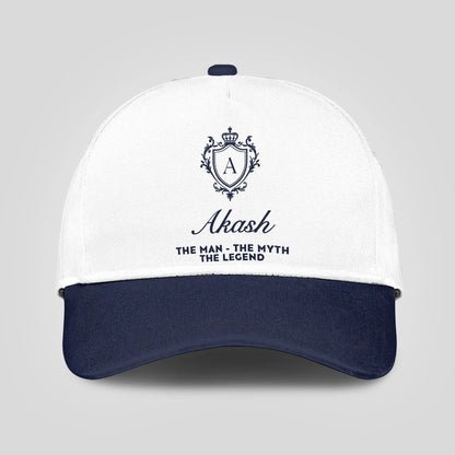 The Man The Myth The Legend Blue Cap AKASH 13K4 C46PF